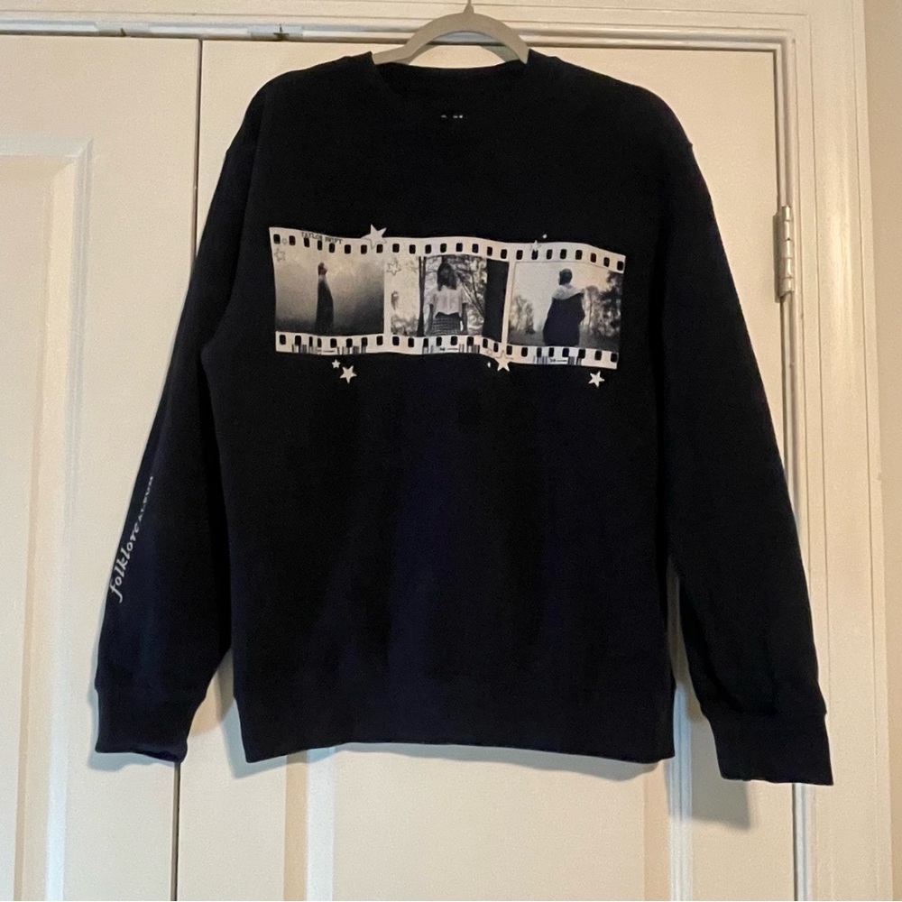 Taylor Swift | Folklore Film Strip Blue Pullover Crewneck